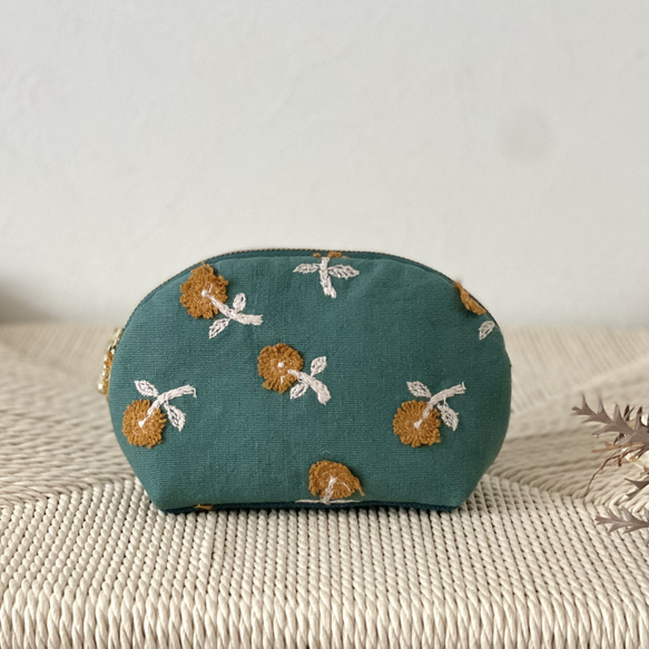 ⚮̈ミナペルホネン　シェルポーチ　skip 限定⚮̈ミナペルホネン シェルポーチ skip × tambourine ポーチ