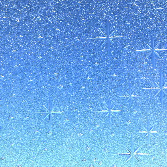 イヤリング　銀河　昭和レトロガラス  型板ガラス　アンティーク　もったいないをカタチに　 4枚目の画像