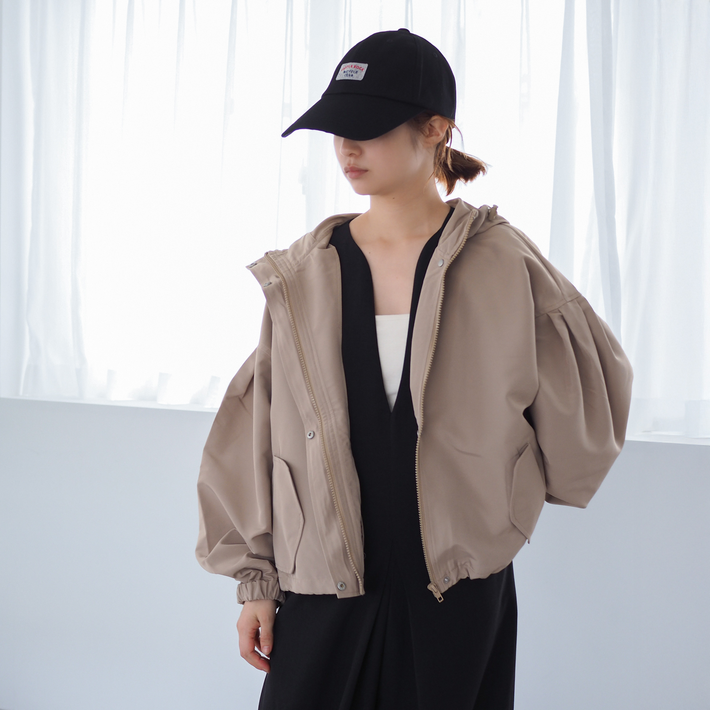 【選べる4色】ワイドシルエット マウンテンパーカー