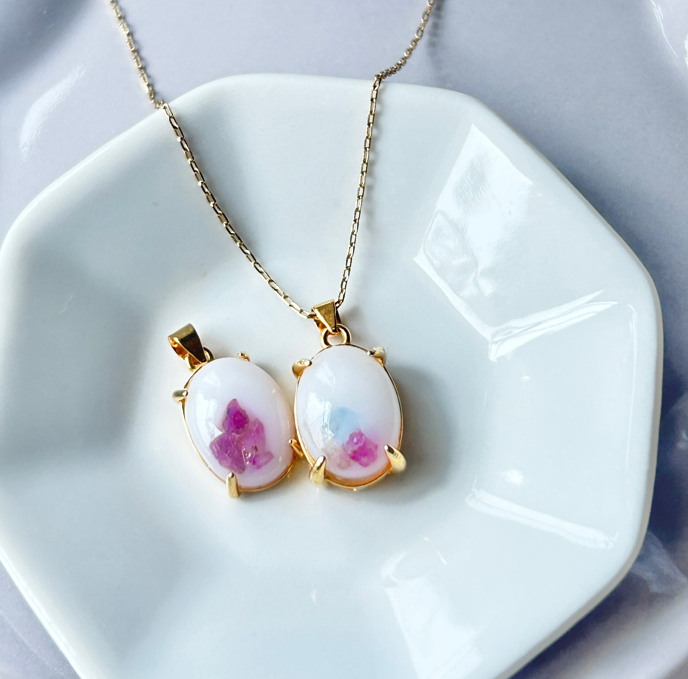 【母乳アクセサリー】母乳パール×誕生石 ネックレス「彩雲 -saiun-Necklace」／母乳ジュエリー・出産祝い 9,675円