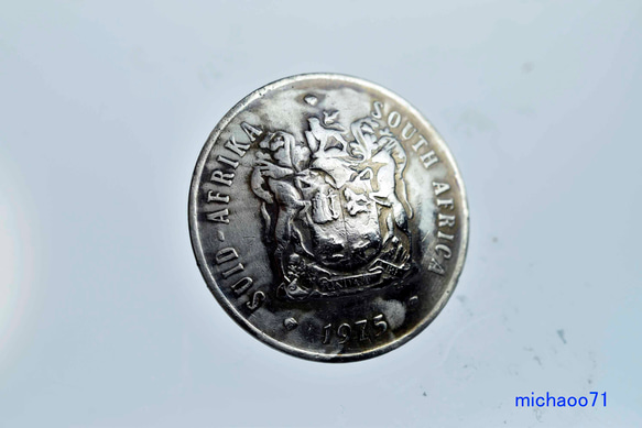 コインコンチョ／ボタンドーム型（ヴィンテージコイン）12488-452　ボタン　コンチョ　 ハンドメイドのコイン 3枚目の画像