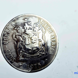 コインコンチョ／ボタンドーム型（ヴィンテージコイン）12488-452　ボタン　コンチョ　 ハンドメイドのコイン 2枚目の画像