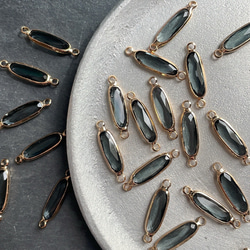 水晶ペンダントヘッドパーツ 小（シルバー）1個 天然石