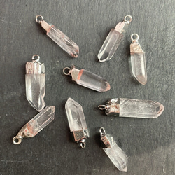 アモルファス水晶ペンダントヘッド アモルファス水晶ペンダントヘッド ペンダントトップ - 水晶専門