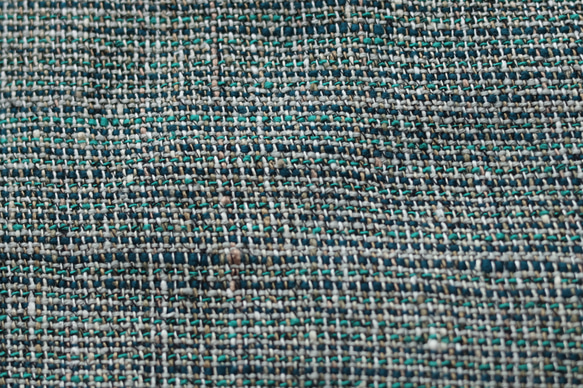 網代柄　ぬくもり　手織り紬ストール 3枚目の画像