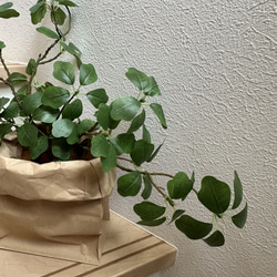 [送料込み] ドウダンツツジN8　クラフト袋セット フェイクグリーン　人工観葉植物 2枚目の画像