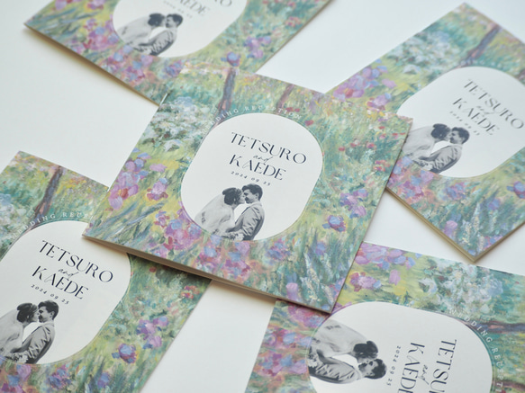 プロフィールブック｜正方形｜monet｜8P 4枚目の画像