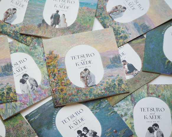 プロフィールブック｜正方形｜monet｜8P 8枚目の画像