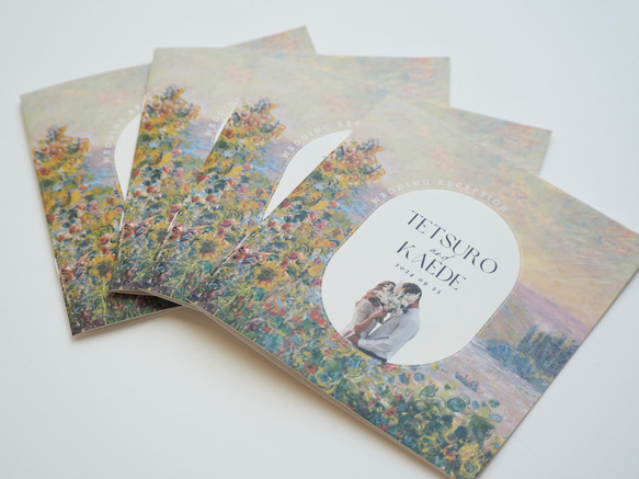 プロフィールブック｜正方形｜monet｜8P 3枚目の画像