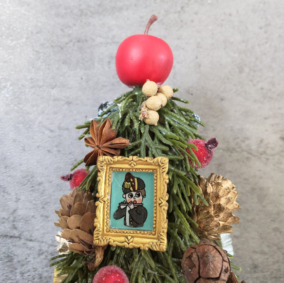 '25 クリスマス りんごの木美術館 ★クリスマスツリー29cm 3枚目の画像