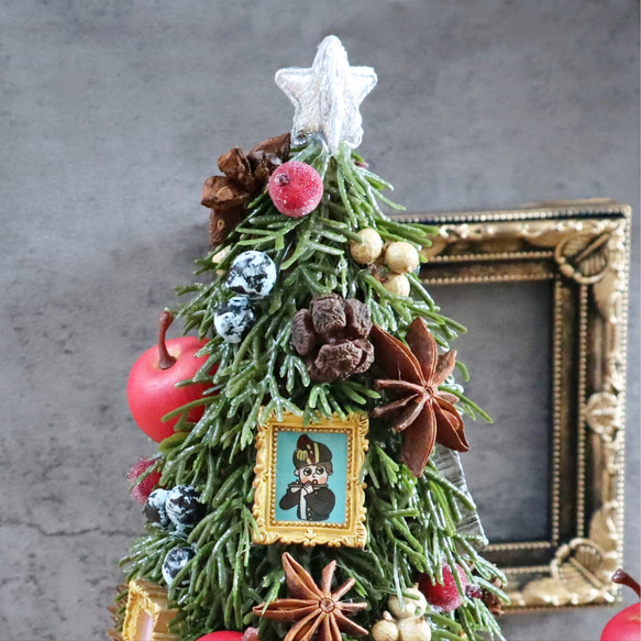 '25 クリスマス りんごの木美術館 ★クリスマスツリー29cm 2枚目の画像