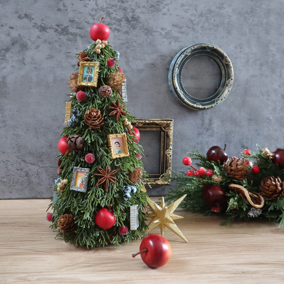'25 クリスマス りんごの木美術館 ★クリスマスツリー29cm 1枚目の画像