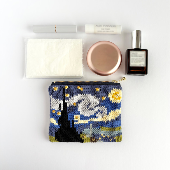 星月夜 のポーチ (コットン) 10枚目の画像