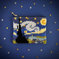 星月夜 のポーチ (コットン) 1枚目の画像