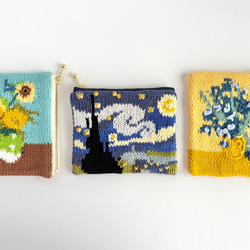 星月夜 のポーチ (コットン) 12枚目の画像