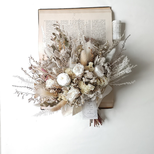ドライフラワーのスワッグブーケ 34cm 誕生日 結婚祝い クリスマス