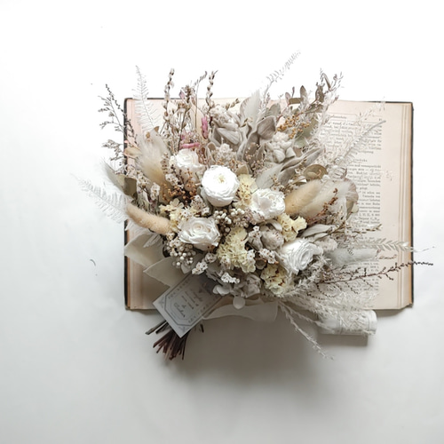 ドライフラワーのスワッグブーケ 34cm 誕生日 結婚祝い autumn ギフト