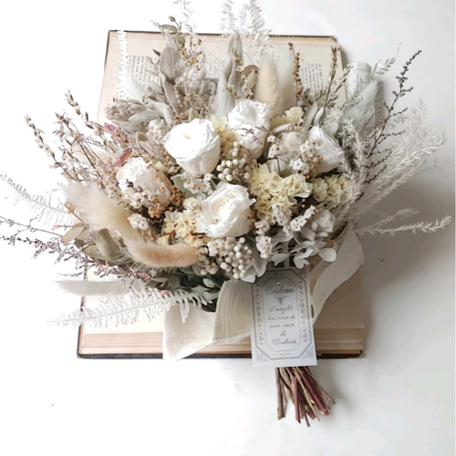 ドライフラワーのスワッグブーケ 34cm 誕生日 結婚祝い autumn ギフト