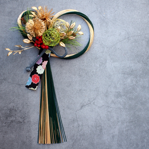 正月飾り2022 お正月2026】☆新作☆ふたば松葉お正月水引飾り しめ縄・しめ飾り