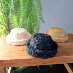 タミーちゃん用　ヘップバーンハット　15.5cm 2枚目の画像