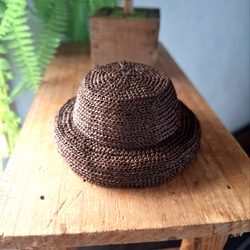 タミーちゃん用　ヘップバーンハット　15.5cm 4枚目の画像