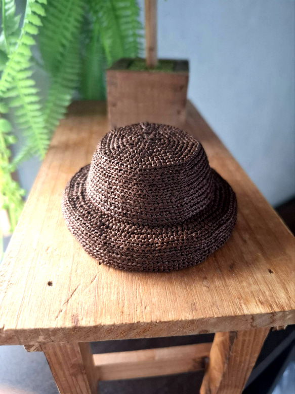 タミーちゃん用　ヘップバーンハット　15.5cm 4枚目の画像