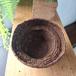 タミーちゃん用　ヘップバーンハット　15.5cm 6枚目の画像