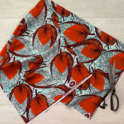 ◆100cm◆アフリカ生地　布　アフリカンファブリック　ワックスプリント　ハンドメイド　小物作り 1枚目の画像