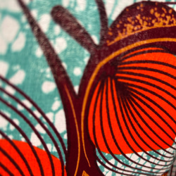 ◆100cm◆アフリカ生地　布　アフリカンファブリック　ワックスプリント　ハンドメイド　小物作り 7枚目の画像