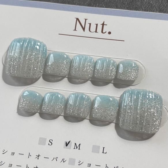 【特別価格3300円⇨1750円】現品販売　フットネイルMサイズ 15枚目の画像