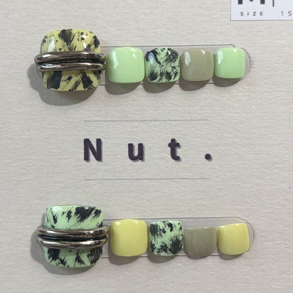 【特別価格3300円⇨1750円】現品販売　フットネイルMサイズ 10枚目の画像