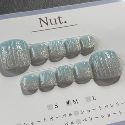 【特別価格3300円⇨1750円】現品販売　フットネイルMサイズ 14枚目の画像