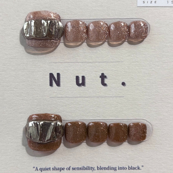 【特別価格3300円⇨1750円】現品販売　フットネイルMサイズ 12枚目の画像