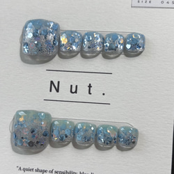 【特別価格3300円⇨1750円】現品販売　フットネイルLサイズ 5枚目の画像