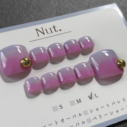 【特別価格3300円⇨1750円】現品販売　フットネイルLサイズ 15枚目の画像