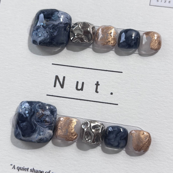 【特別価格3300円⇨1750円】現品販売　フットネイルLサイズ 8枚目の画像