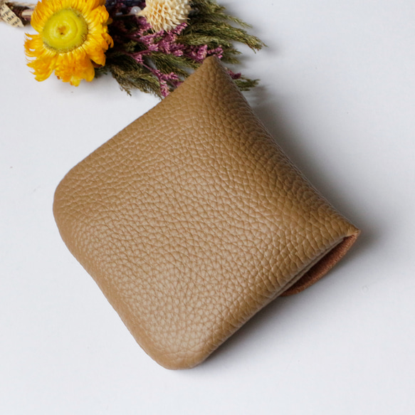 ソフトな本革レザーコンパクト コインケースーミニ財布 メンズ レディース カードケース 小銭入れ プレゼント　軽い 9枚目の画像