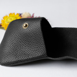 ソフトな本革レザーコンパクト コインケースーミニ財布 メンズ レディース カードケース 小銭入れ プレゼント　軽い 4枚目の画像