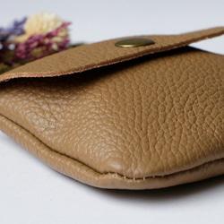 ソフトな本革レザーコンパクト コインケースーミニ財布 メンズ レディース カードケース 小銭入れ プレゼント　軽い 10枚目の画像