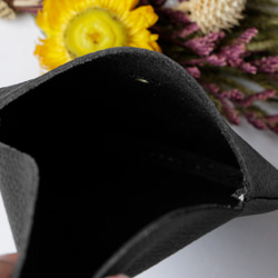 ソフトな本革レザーコンパクト コインケースーミニ財布 メンズ レディース カードケース 小銭入れ プレゼント　軽い 6枚目の画像