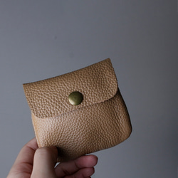 ソフトな本革レザーコンパクト コインケースーミニ財布 メンズ レディース カードケース 小銭入れ プレゼント　軽い 11枚目の画像