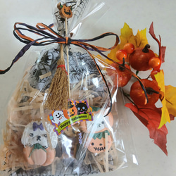 『Creema限定新作』『ハロウィン2025』ハロウィンわんちゃんのアイシングクッキー※お好きなわんちゃん※白砂糖不使用 6枚目の画像