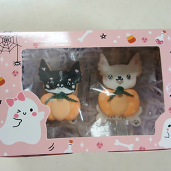 『Creema限定新作』『ハロウィン2025』ハロウィンわんちゃんのアイシングクッキー※お好きなわんちゃん※白砂糖不使用 3枚目の画像