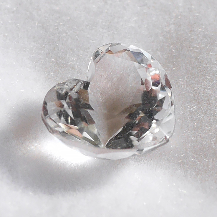 ルース☆大粒 ハーキマーダイヤモンド（ハートシェイプ）