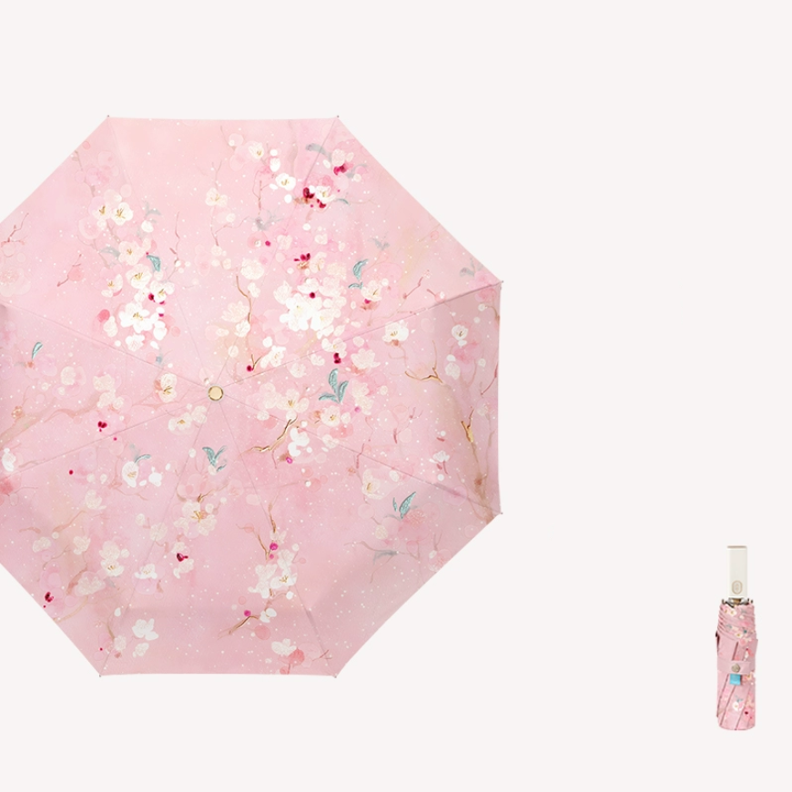 ☀晴雨兼用 ☂三つ折り ☂自動傘 ☂ 軽量傘 ☂花柄  日傘 雨傘 4,939円