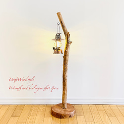 無骨で古木のような流木スタンド ランタンやエアプラントを飾れる置物 北欧 照明 N104 10枚目の画像