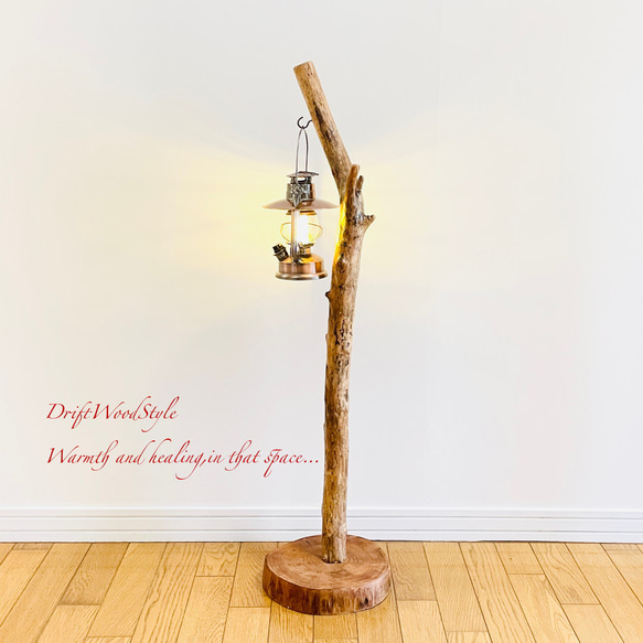 無骨で古木のような流木スタンド ランタンやエアプラントを飾れる置物 北欧 照明 N104 10枚目の画像