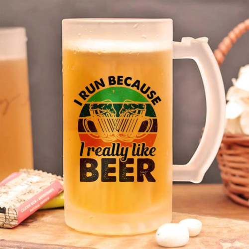 写真入りビールジョッキ 500ml｜うちの子ビールグラス・フロストビア