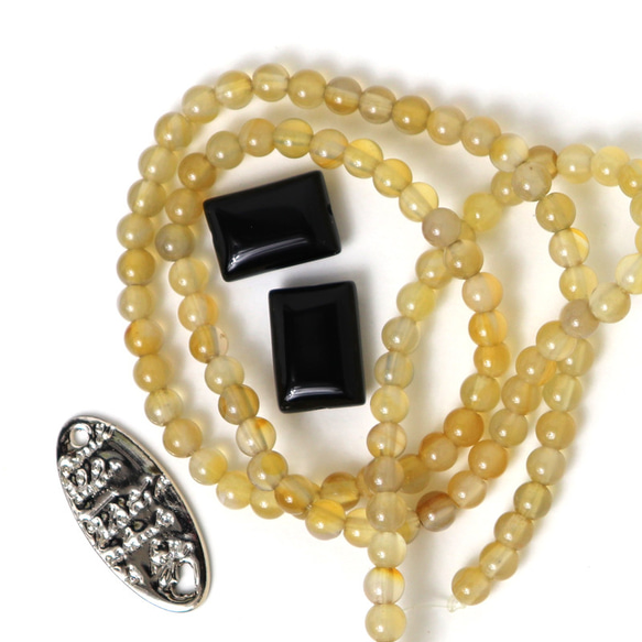 アゲート オニキス チャーム 大人カラー系 天然素材＋ 詰め合わせ アソート　天然石 アクセサリー材料 ジェムストーン 2枚目の画像