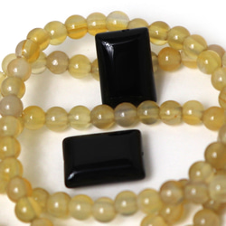 アゲート オニキス チャーム 大人カラー系 天然素材＋ 詰め合わせ アソート　天然石 アクセサリー材料 ジェムストーン 3枚目の画像